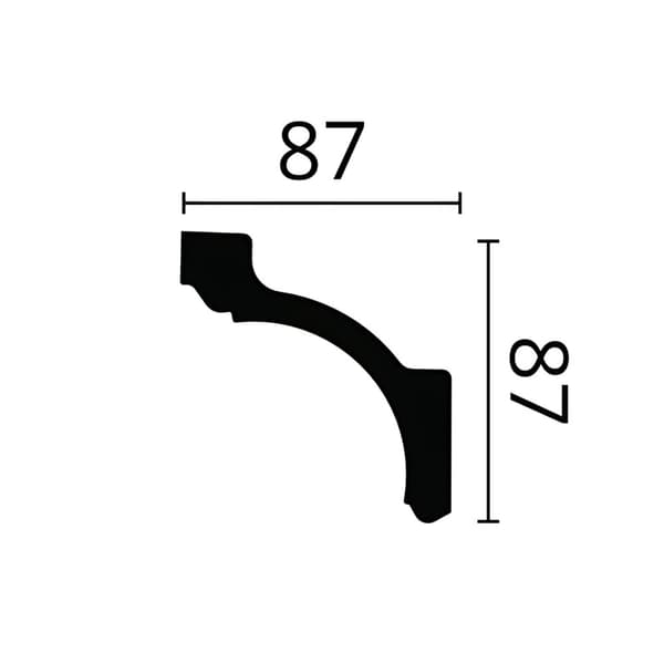 Taklist NMC ARSTYL Z20-box 1 låda innehåller 20 lister 40 m