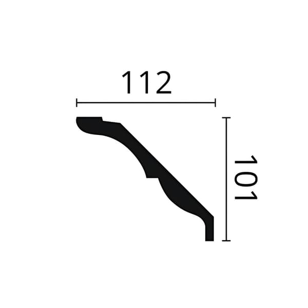 Taklist NMC ARSTYL Z21-box 1 låda innehåller 20 lister 40 m