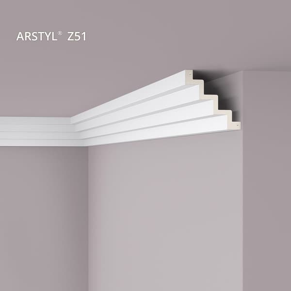 Taklist NMC ARSTYL Z51-box 1 låda innehåller 8 lister 16 m