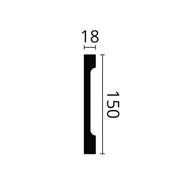 Fodliste NMC WALLSTYL FD15S stil moderne