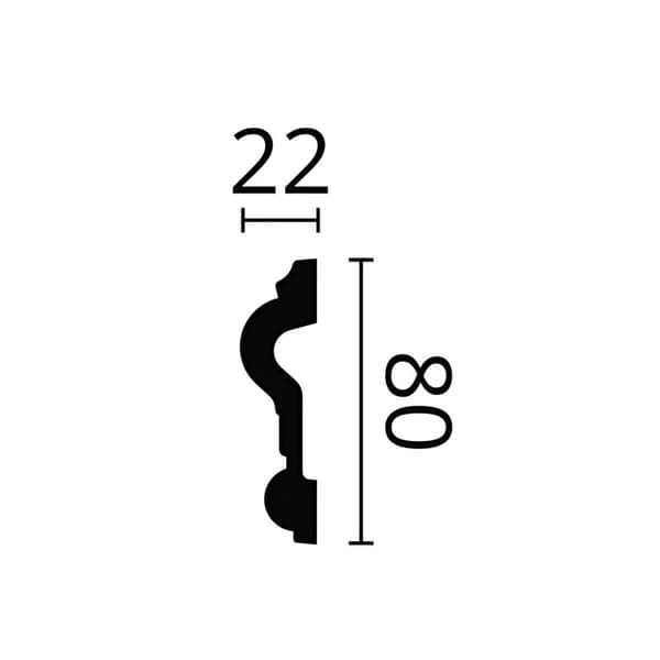 Vägglist NMC ARSTYL Z32 stil modern