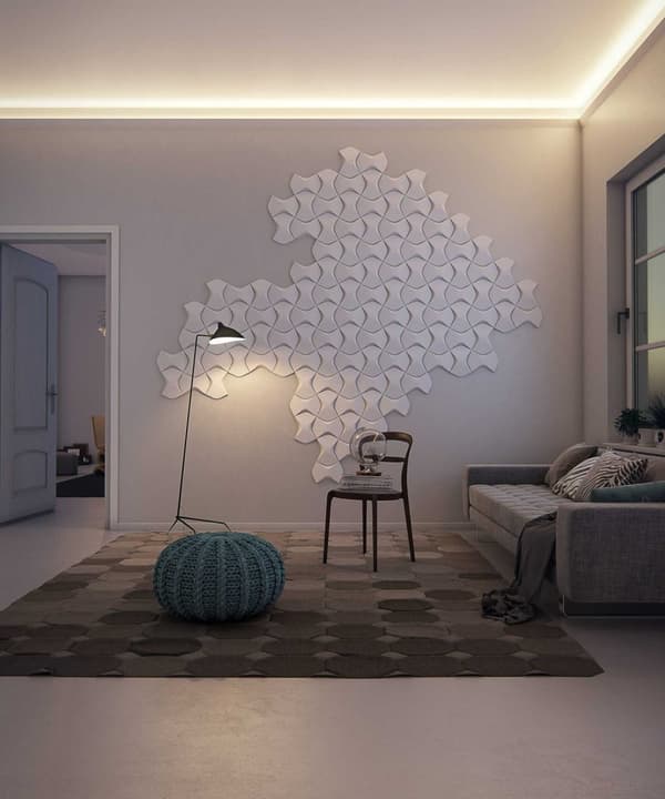 3D-väggpanel NMC ARSTYL WING stil modern