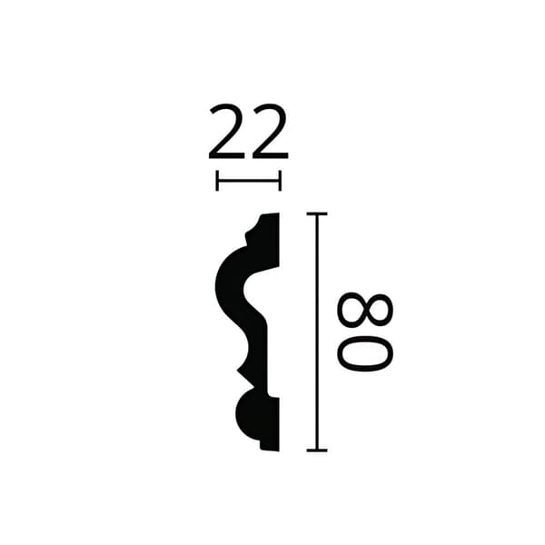 Vägglist NMC ARSTYL Z13 stil modern