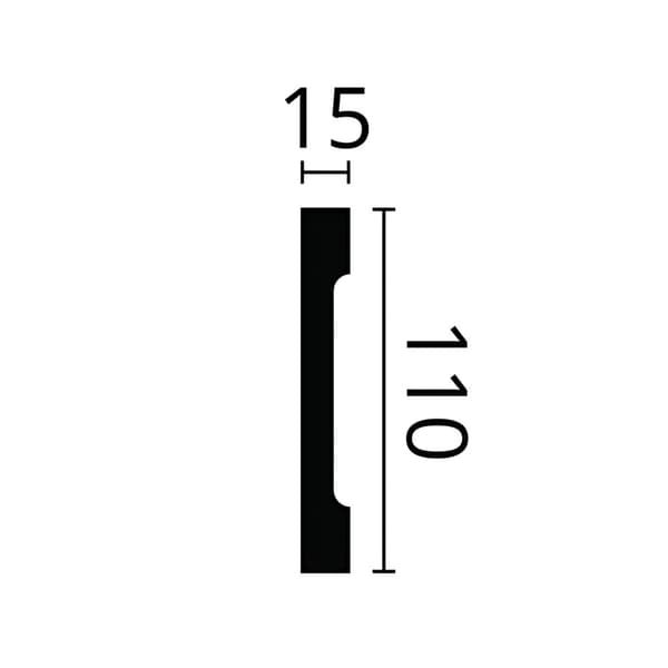 Vägglist NMC WALLSTYL FD2S stil modern