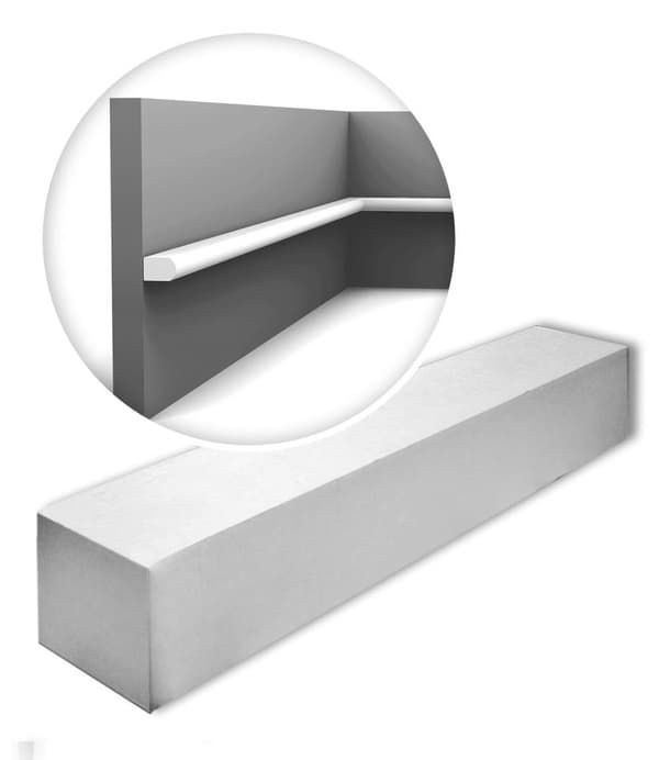 Vägglist Orac Decor MODERN PX209-box 1 låda innehåller 70 lister 140 m