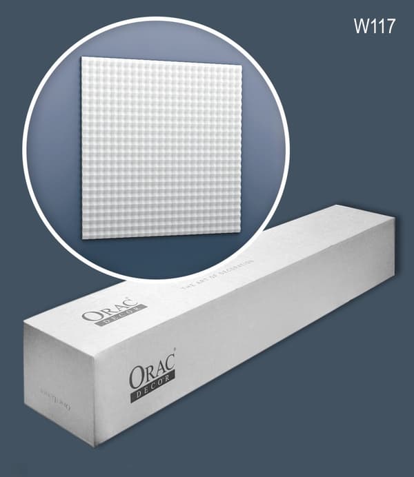 3D-väggpanel Orac Decor MODERN W117-box 1 låda innehåller 5 paneler 5 m2