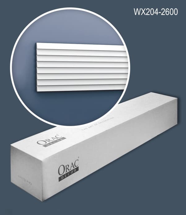 3D-väggpanel Orac Decor MODERN WX204-2600-box 1 låda innehåller 6 paneler 15,6 m