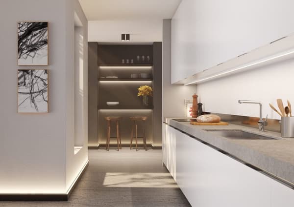 Taklist NMC WALLSTYL IL12 BLACK stil modern