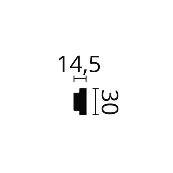 Vägglister NMC WALLSTYL WL10-box 1 låda innehåller 30 lister 60 m
