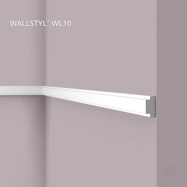 Vägglister NMC WALLSTYL WL10-box 1 låda innehåller 30 lister 60 m