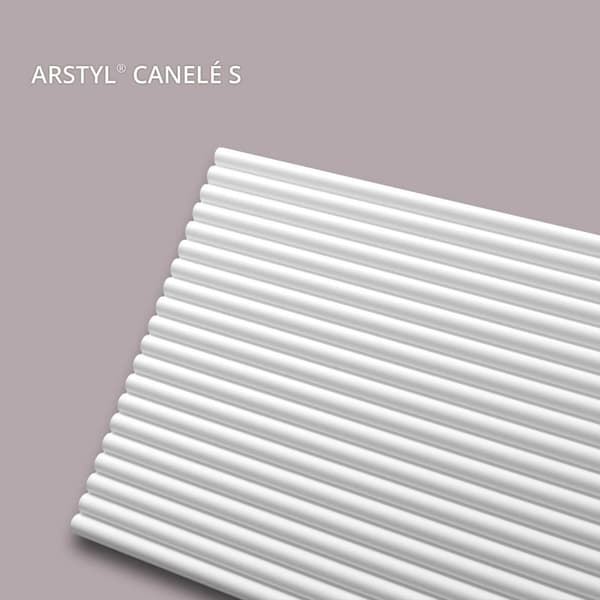 3D-väggpaneler NMC ARSTYL CANELÉ S-box 1 låda innehåller 6 lister 12 m