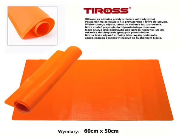 SILIKONE BOARD MAT 60 x 50 cm TIROSS TS-396-1