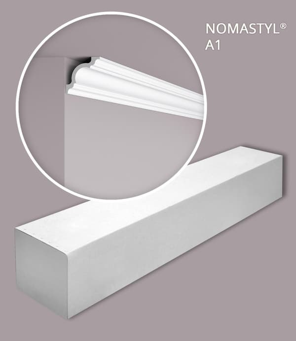 Taklist NMC NOMASTYL A1-box-10 1 låda innehåller 10 lister 20 m