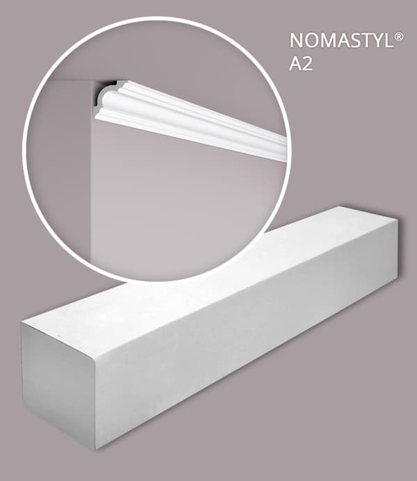 Taklist NMC NOMASTYL A2-box-10 1 låda innehåller 10 lister 20 m