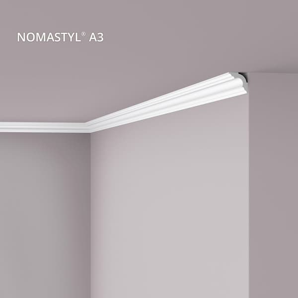 Stuklister NMC NOMASTYL A3-box-10 1 kasse med 10 lister 20 m