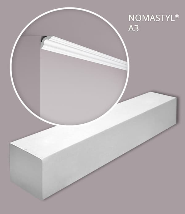 Stuklister NMC NOMASTYL A3-box-10 1 kasse med 10 lister 20 m