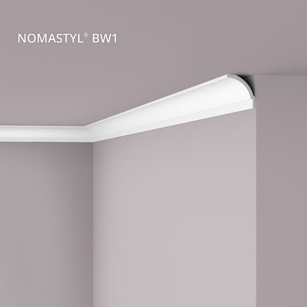 Taklist NMC NOMASTYL BW1-box-10 1 låda innehåller 10 lister 20 m