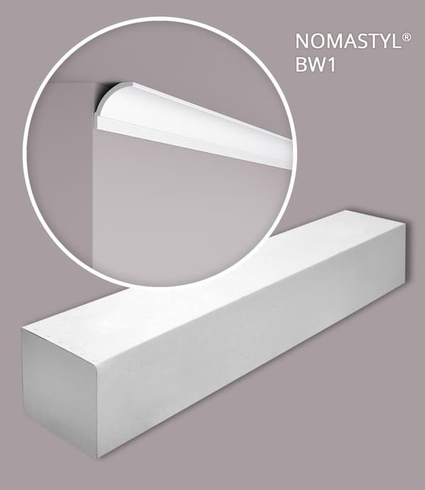 Taklist NMC NOMASTYL BW1-box-10 1 låda innehåller 10 lister 20 m