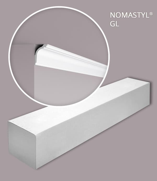 Stuklister NMC NOMASTYL GL-box-10 1 kasse med 10 lister 20 m