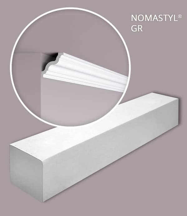 Stuklister NMC NOMASTYL GR-box-10 1 kasse med 10 lister 20 m