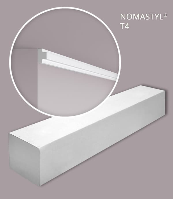 Vägglist NMC NOMASTYL T4-box-10 1 låda innehåller 10 lister 20 m