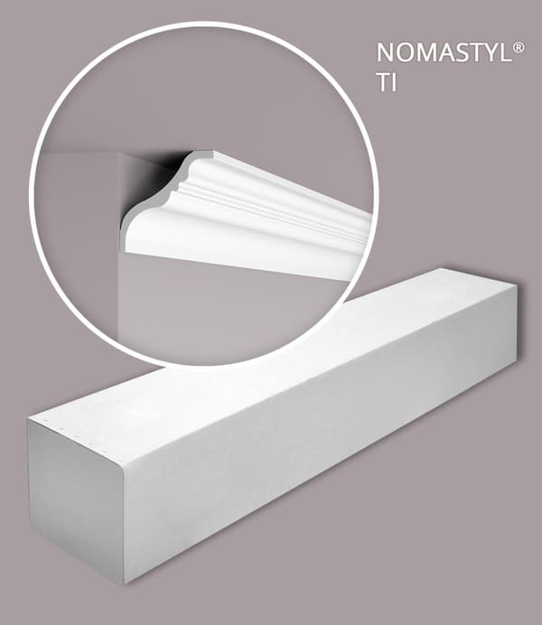 Stuklister NMC NOMASTYL TI-box-10 1 kasse med 10 lister 20 m
