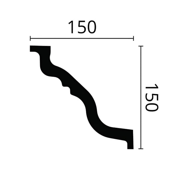Taklist NMC NOMASTYL TL-box-10 1 låda innehåller 10 lister 20 m