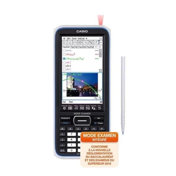 CASIO Grafisk kalkylator FX CP 400 + E (Exam-läge) grå