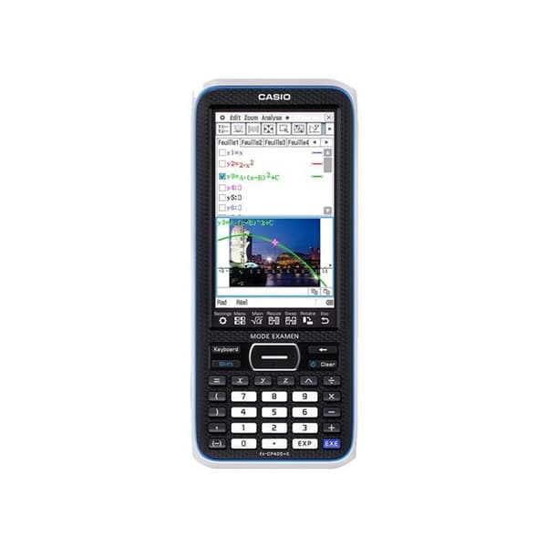 CASIO Grafisk kalkylator FX CP 400 + E (Exam-läge) grå