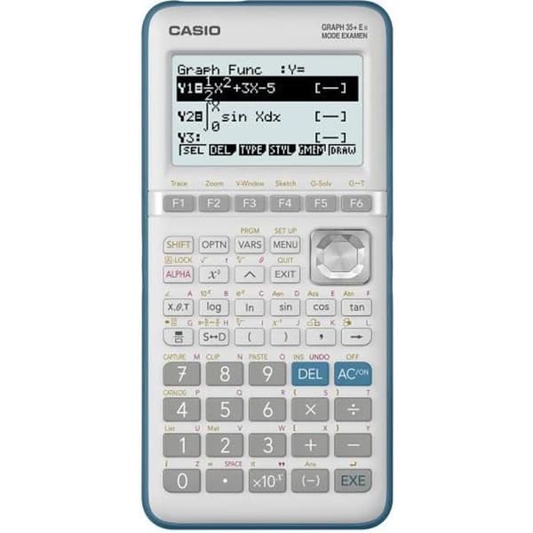 CASIO Graph 35 + E II Python-kalkylator integrerad Harmaa, Turkoosi