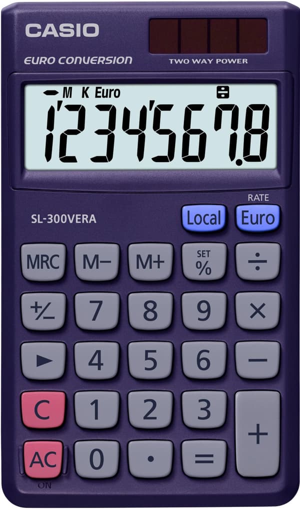 Miniräknare CASIO SL-300VERA Violett