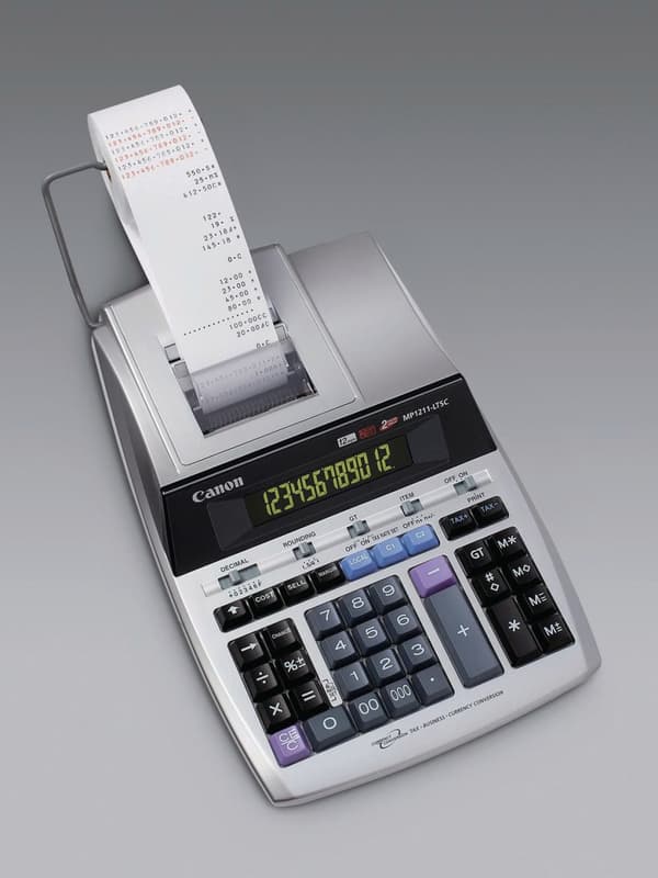 Canon MP1211-LTSC miniräknare Skrivbord Utskrift Silver