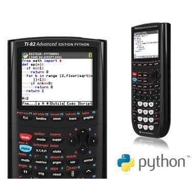 TEXAS INSTRUMENTS TI -82 Advanced Edition Python Graphing Calculator - Svart