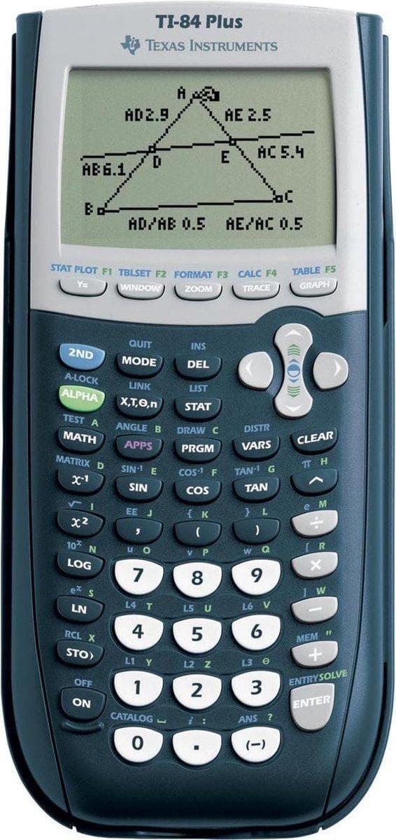 Texas grafregner TI-84 Plus med eksamensfunktion