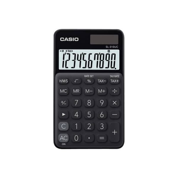 CASIO Fickräknare SL-310UC-BK-S-EC svart
