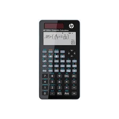Vetenskaplig miniräknare - HP - 300s+ - 15 siffror - Solpanel - Svart