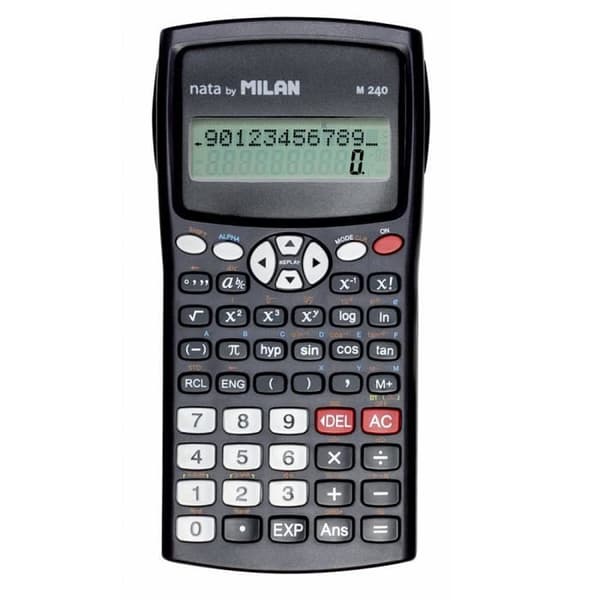 Högskolevetenskaplig kalkylator MILAN M240 svart