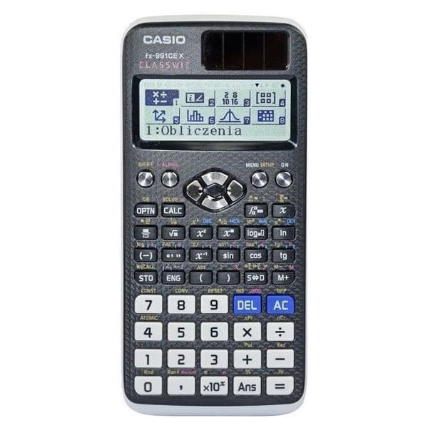 VITENSKAPSLIG KALKYLATOR CASIO FX 991CEX CLASSWIZ SVART MED 12 CIFRERS VISNING