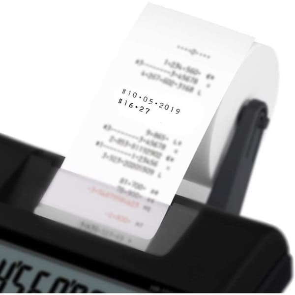 Skrivarräknare - CASIO - HR150 RCE - Svart - LCD-skärm - Batteridriven