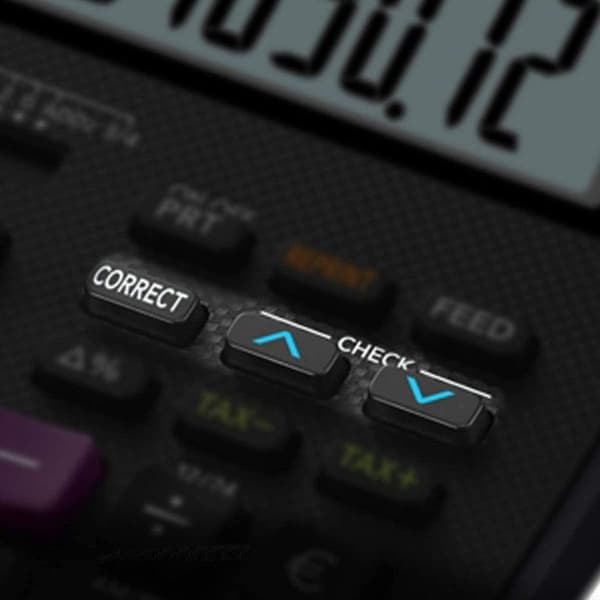 Skrivarräknare - CASIO - HR150 RCE - Svart - LCD-skärm - Batteridriven