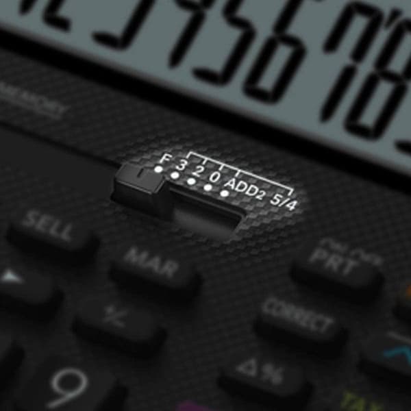 Skrivarräknare - CASIO - HR150 RCE - Svart - LCD-skärm - Batteridriven