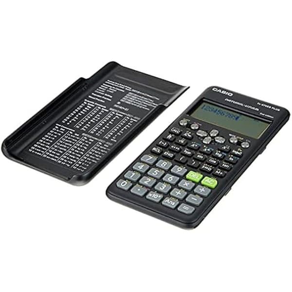 Casio Fx-570Es Plus 2 vetenskaplig kalkylator med 417 funktioner och naturlig visning Svart