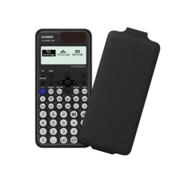 Casio FX-810DE CW Teknisk och vetenskaplig kalkylator svart Display: 17 batteridriven, solenergi (B x H x D) 77 x 10,7 x 162
