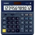 Miniatyrbild 1 av 3: Skrivbordskalkylator - Casio - DH-12ET - 12-tums solskärm - Mörkblå färg - Kompakt och hållbar