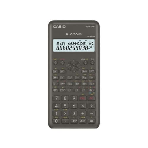 CASIO FX-82MS-2 - Miniräknare (14 x 77 x 1.62CM) Svart