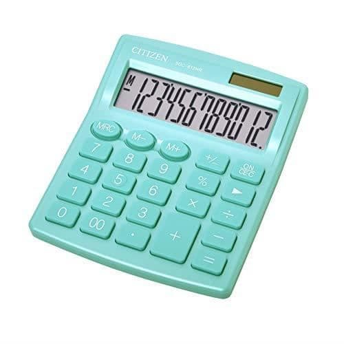 Citizen CI-SDC812NR Miniräknare SDC812NR Desktop BusinessLine Svart
