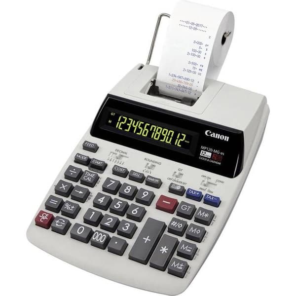 CANON Miniräknare med skrivare MP120-MG - LCD - 12 siffror