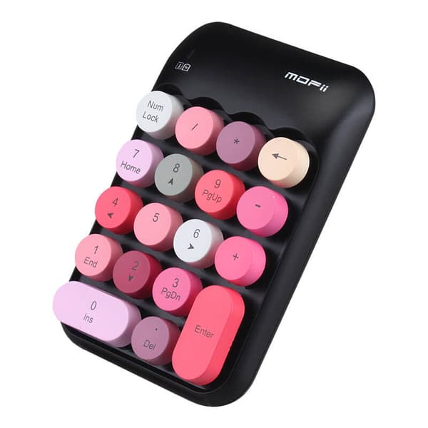 MOFII trådløst numerisk tastatur X910 Sort+Rød
