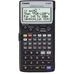 Casio - FX-5800P Svart