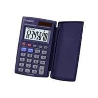 Pocket calculator - Casio - HS-8VER - 8 siffror - Solpanel - Rotationsskydd Blå
